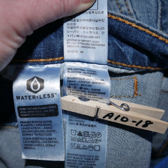 Levis 541 Athletic Fit Jeans Men's Size 50x36 Meidum Wash Stretch Denim NWT - Picture 12 of 13